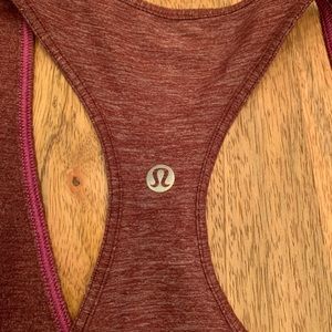 Lululemon racer back tank top size 8